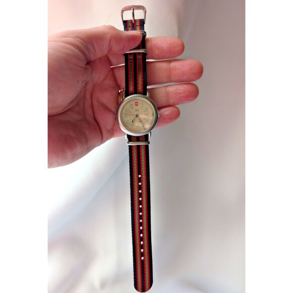 Vintage Victorinox Swiss Army Cavalry Field Watch - New Battery & NATO Strap